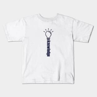 knowledge is power Kids T-Shirt